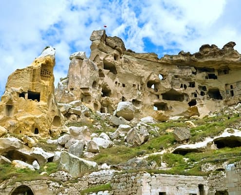 Cavusin monastery in Cappadocia, Turkey