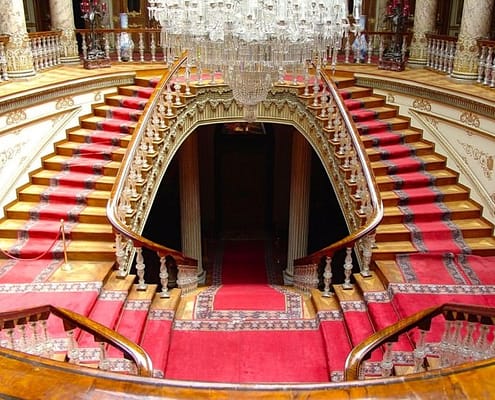 Crystal staircase, Dolmabace Palace