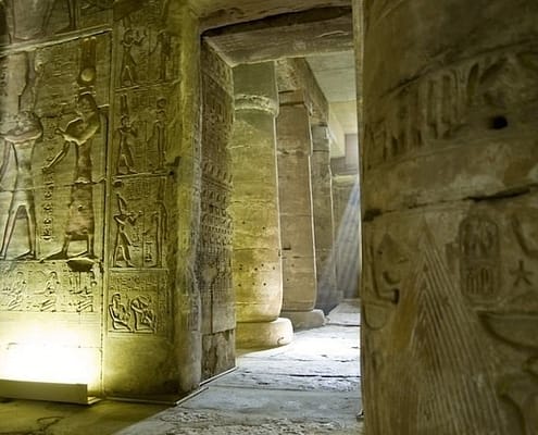 Interior, Temple of Osiris at Abydos