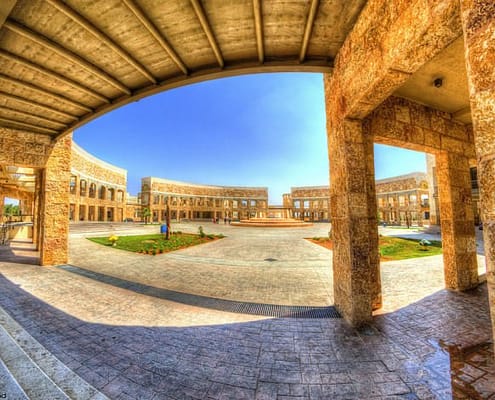 JUST University's Library - Largest library in the Middle East. Irbid, Jordan