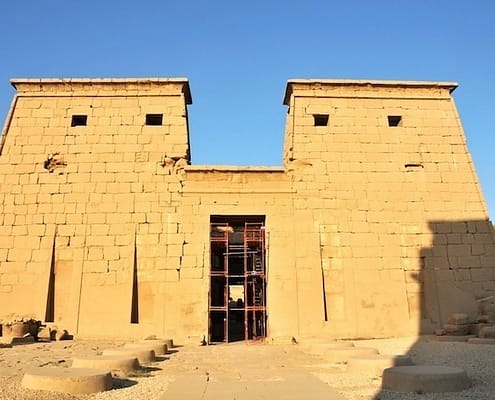 Pylon of the Khonsu Temple at Karnak, Luxor