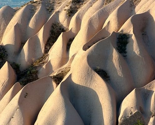 Rock formations in Cappadocia, Turkey