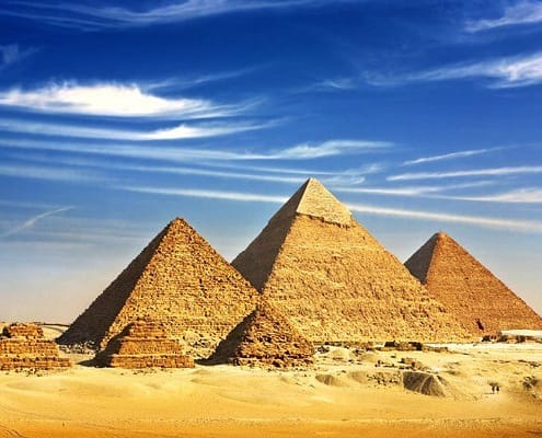 The Majestic Giza Pyramids