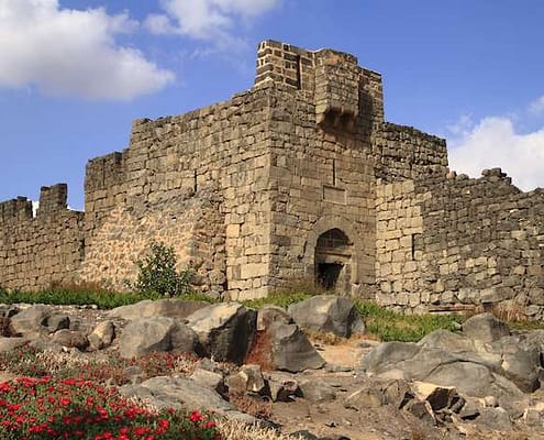 Qasr al-Azraq is one of serveral Desert castles in eastern Jordan