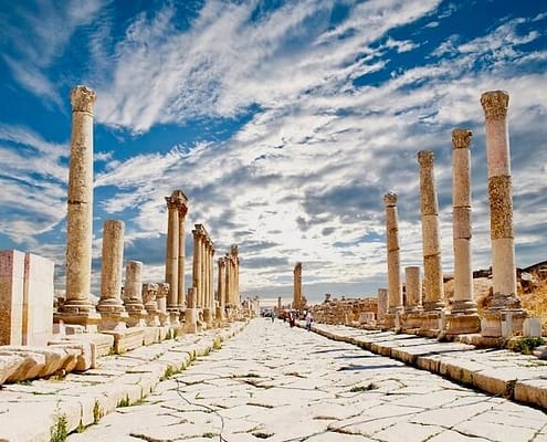 Best time of year to visit Egypt and Jordan - Ancient city of Jerash in Jordan