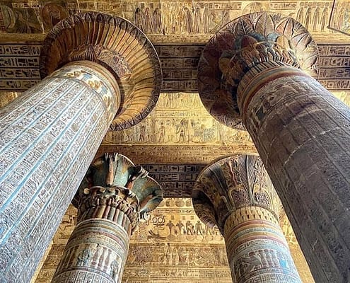 3 Days in Egypt - Hypostyle hall, Temple of Khnum