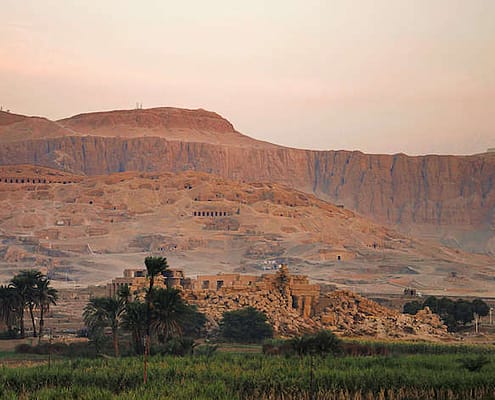 Theban Necropolis - Aerial view of the Tombs of the Nobles