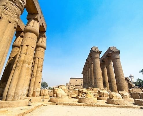 Amun Temple in the Temple Complex of Karnak in Luxor