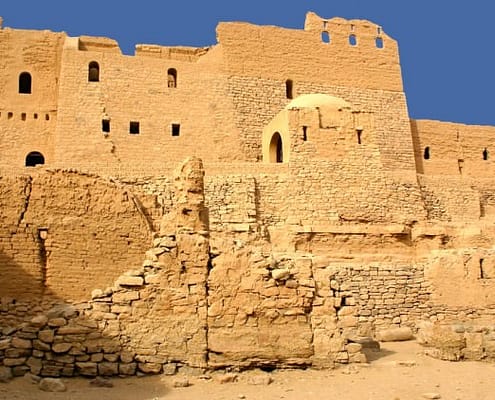 Saint Simeon Monastery in the Nubian Desert near Aswan