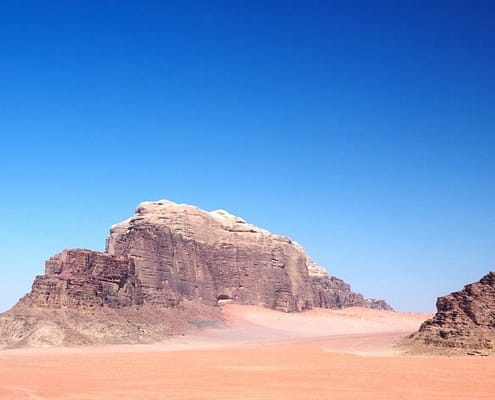 Wadi Rum Mountains in Jordan