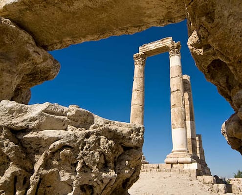 Columns of the Temple of Hercules, Amman Citadel