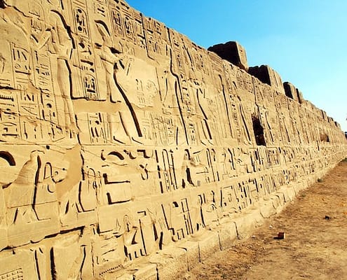 8 Day Egypt Tours - Hieroglyph writings of ancient Egyptians