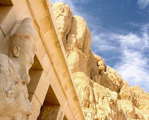 4 Day Egypt Tours - Statue in Temple of Hatschepsut