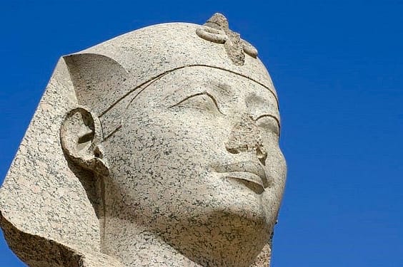 Sphinx Up Close - Pompey's Pillar, Alexandria