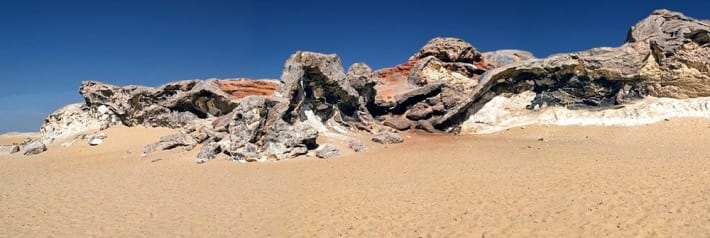 Ridge between Bahariya Oasis and Farafra Oasis in the Western Desert of Egypt