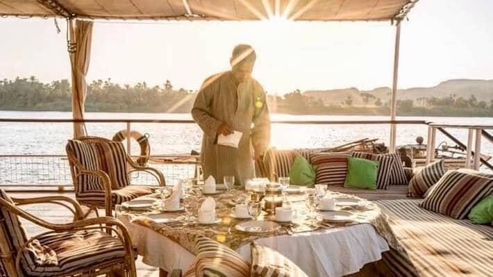 Nour El Nil Dahabiya Nile Cruise - Sun Deck