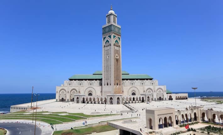 Top Tourist Attractions in Casablanca, Morocco - Great Mosque Hassan II
