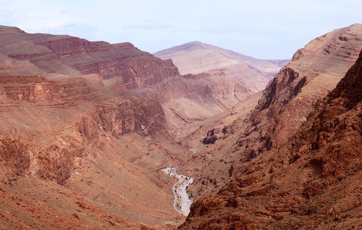 Todra Gorge in the Atlas mountains - The Moroccan Grand Canyon