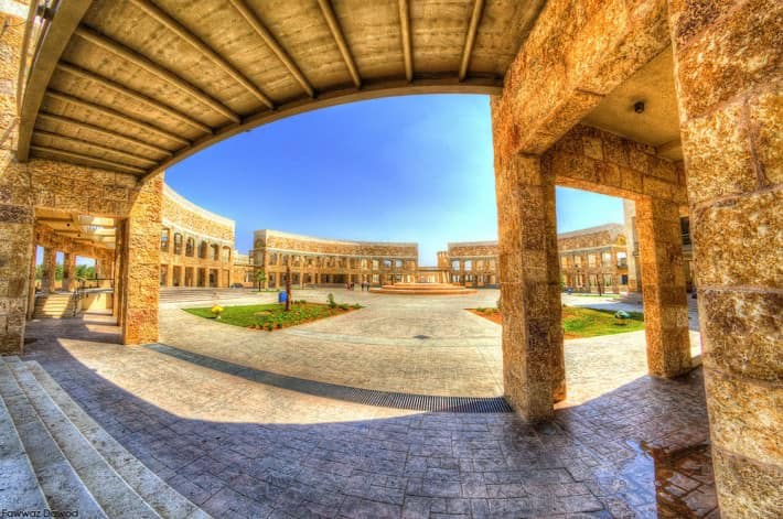 JUST University's Library - Largest library in the Middle East. Irbid, Jordan