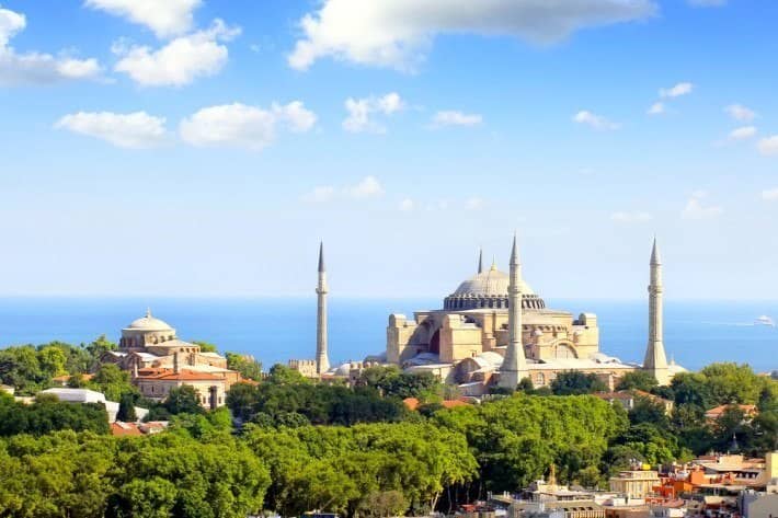 Hagia Irene and the Church Of Hagia Sophia In Istanbul