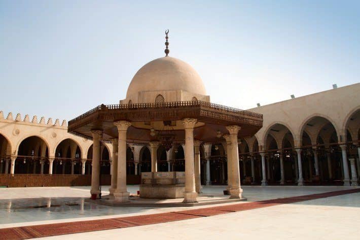 Mosque of Amr Ibn al-As in Cairo is the oldest mosque in Africa
