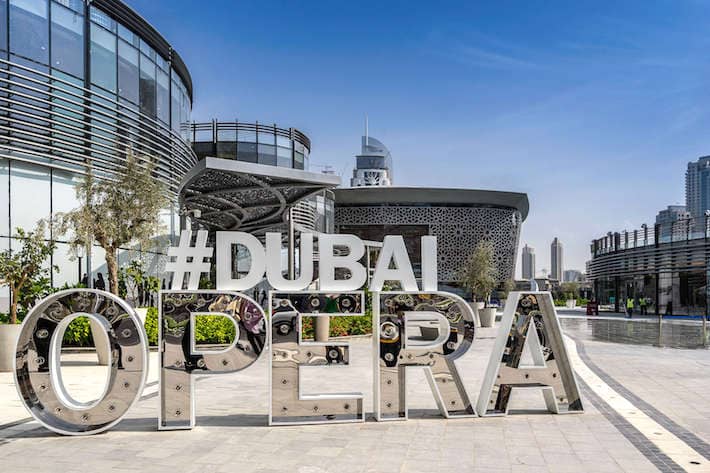 Dubai Opera is a 1901 seat, multi-format, performing arts center, which is located within The Opera District in Downtown Dubai