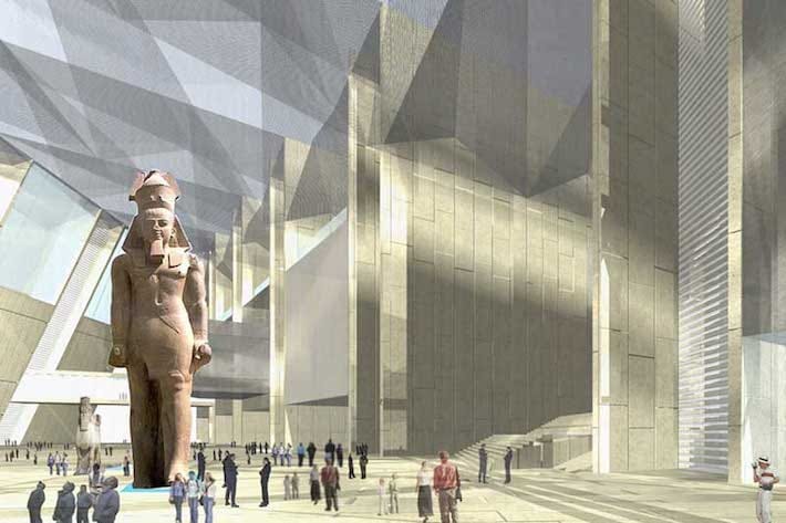 Plaza of the Grand Egyptian Museum