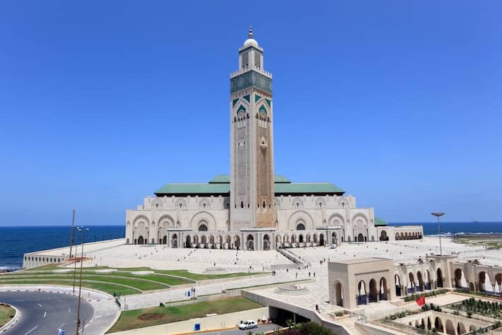 Great Mosque Hassan II in Casablanca