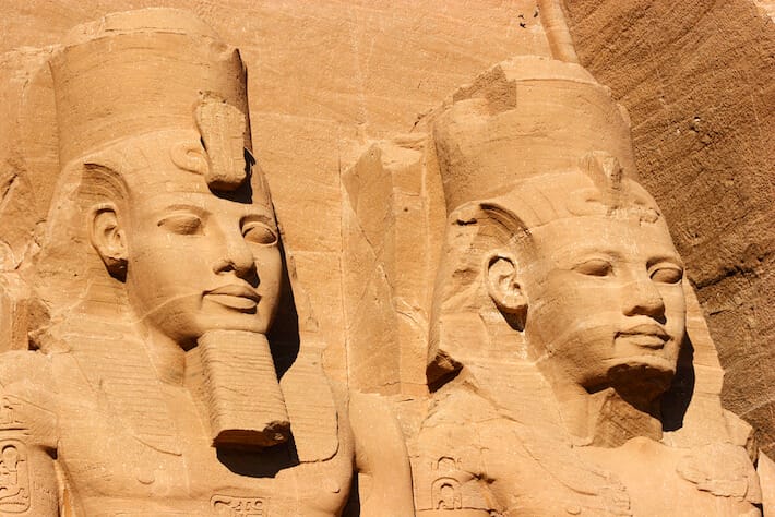 Faraón Ramses II, Templo de Abu Simbel