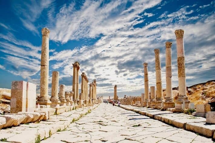Best time of year to visit Egypt and Jordan - Ancient city of Jerash in Jordan