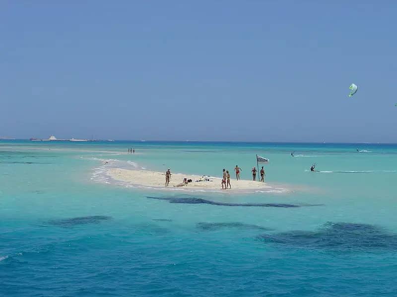Praia em Hurghada, Egito