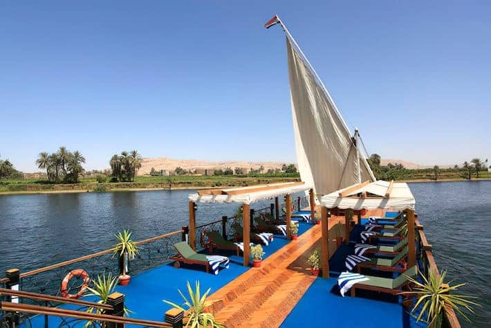 Merit Dahabiya Nile Cruise - Sundeck