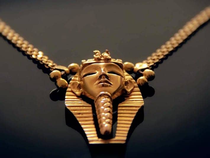 Golden Cleopatra Necklaces Gem