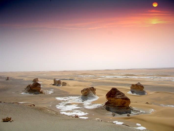 Must See Places in Egypt - White desert landscape in Egypt