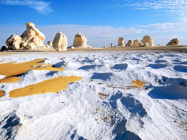 Beautiful landscape in Western White desert, Egypt