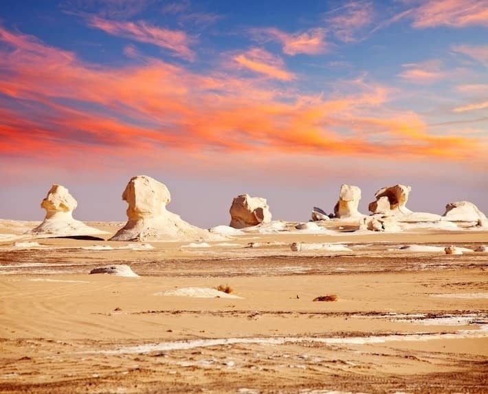 Chalk formations in the White Desert, Western Desert, Egypt
