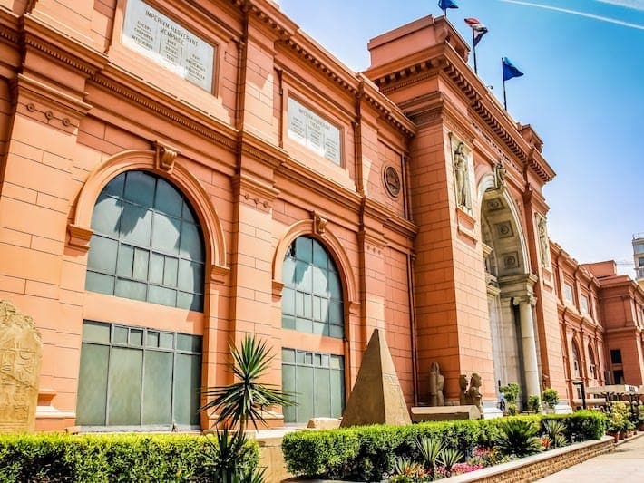 Cairo, the Egyptian Museum in Cairo, Egypt, Africa.