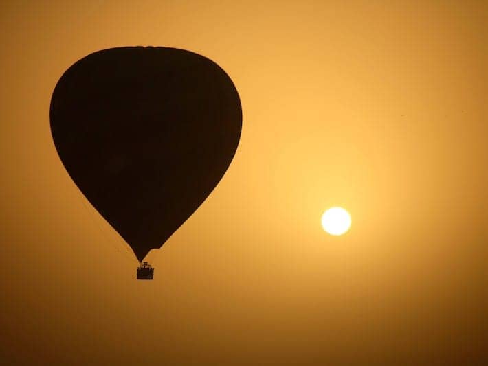 best holidays in egypt, Hot Air Ballon