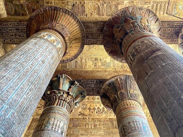 3 Days in Egypt - Hypostyle hall, Temple of Khnum