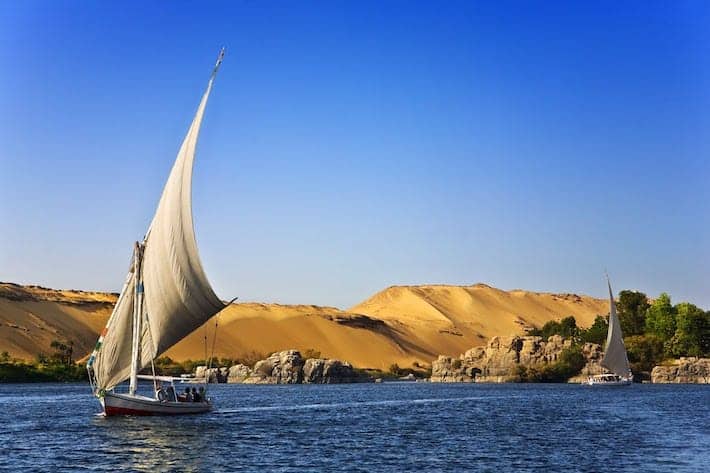 Aswan Nile Cruises - The River Nile at Aswan
