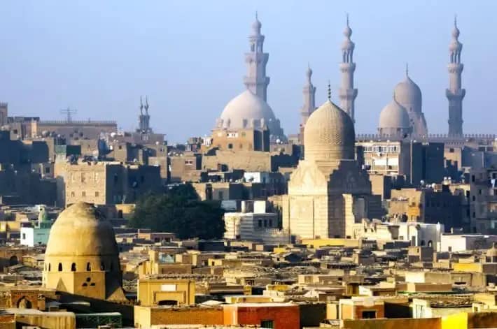 Vista del Cairo islamico