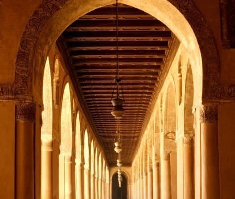 Arches of Mosque of Ahmad Ibn Tulun, Cairo, Egypt