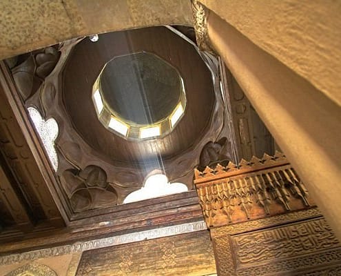 Ibn Tulun Mosque, interior. It is the oldest mosque in the city surviving in its original form