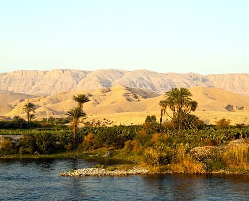 Sahara Desert and Nile River