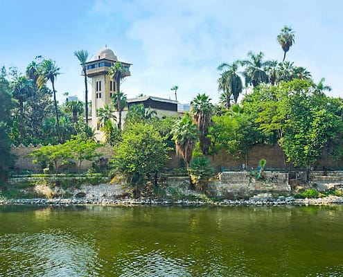 The Al Manial Museum, located on the island and surrounded by lush garden, Cairo, Egypt