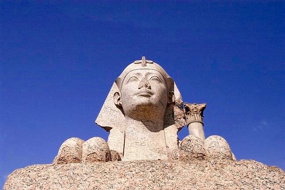 Sphinx at the Pillar of Pompey