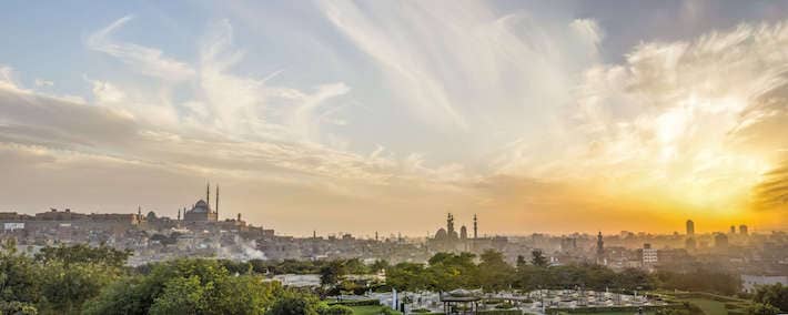 Old Cairo Panorama as seen from Al Al Azhar Park