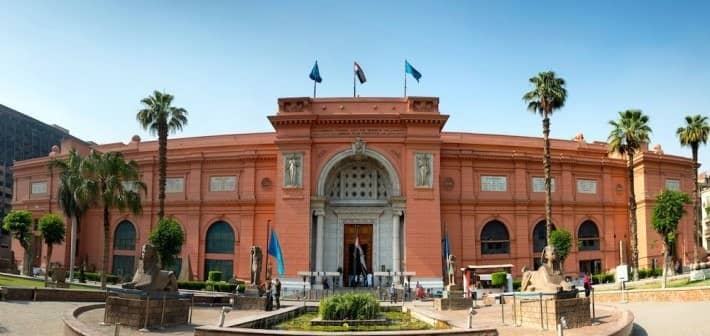 O Museu de Antiguidades no Cairo, Egito