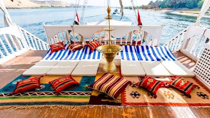 Amoura Dahabiya Nile Cruise - Sun Deck