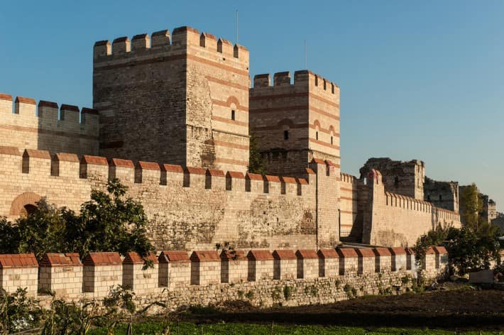 City walls of Istanbul